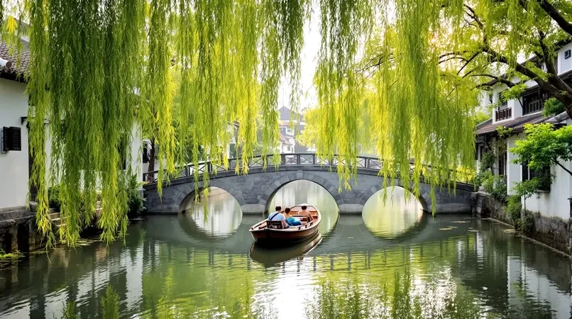 江南水乡的慢生活，把日子过成诗 - 蓝光影院旅行短视频封面